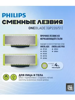 Сменные лезвия OneBlade, OneBlade Pro для триммера