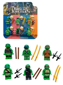 Конструктор Turtles минифигурки Черепашки-ниндзя 6 шт LEGO 231841902 купить за 364 ₽ в интернет-магазине Wildberries