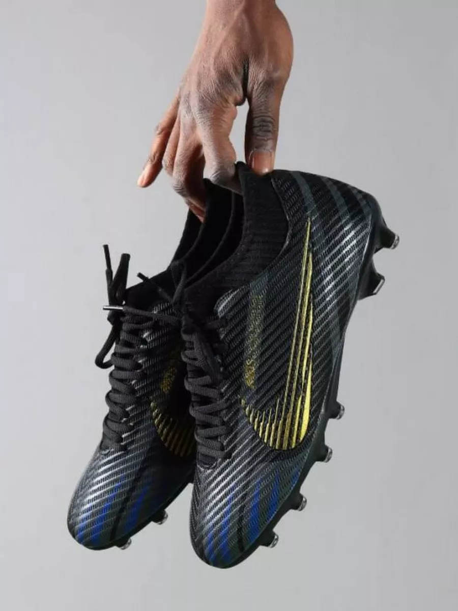 Nike mercurial flyknit black and gold on sale