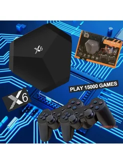 Игровая приставка X6 консоль для видеоигр для PS1 GBA 64 ГБ 231882101 купить за 2 666 ₽ в интернет-магазине Wildberries