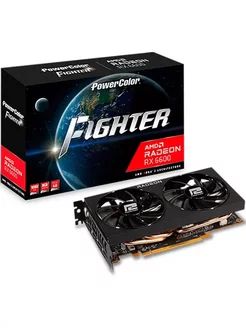 Видеокарта AMD Radeon RX 6600 Fighter AXRX 6600 8GBD6-3DH PowerColor 231926124 купить за 27 302 ₽ в интернет-магазине Wildberries