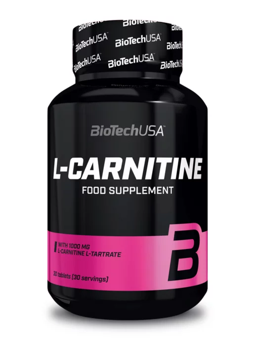 BioTechUSA Л-карнитин L-carnitine 1000 мг Biotech 30 таблеток