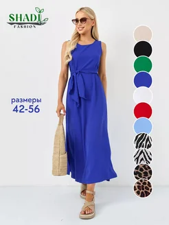 Платье сарафан летний миди SHADIfashion 232066396 купить за 1 641 ₽ в интернет-магазине Wildberries