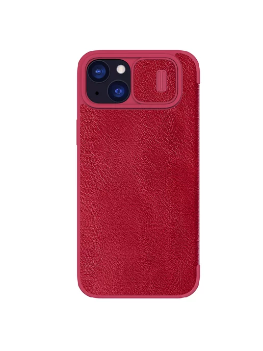 Nillkin Кожаный чехол книжка для iPhone 15, серия Qin Pro Leather