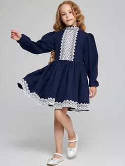 Платье школьное пышное PerfectKids 232073440 купить за 2 835 ₽ в интернет-магазине Wildberries