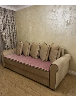 Покрывало Накидка Дивандек на прямой диван 90*210см Home Comfort 232076487 купить за 1 566 ₽ в интернет-магазине Wildberries