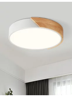 Потолочный светильник LED Wooden, 23 см, 12 Вт, белый, 6000 ИП Садуев Р. К. 232146931 купить за 1 133 ₽ в интернет-магазине Wildberries