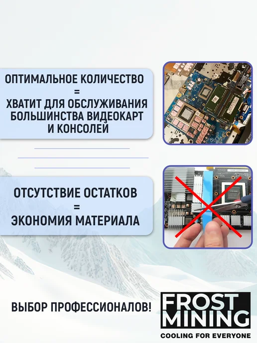 FrostMining Термопластилин Ликвид Термал Пад 22.5Вт 20г, 22,5 Вт, 10 г, фото 5