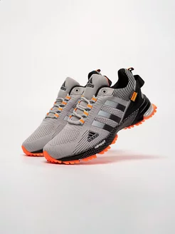 Кроссовки серые Adidas Marathon Адидас Марафон УЛИЦА комфорт 232163232 купить за 2 591 ₽ в интернет-магазине Wildberries