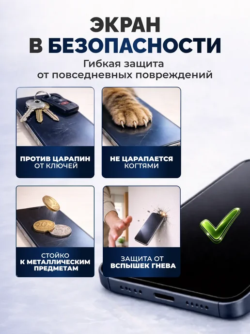 DUO-DU Гидрогелевая пленка Honor 90 2 шт матовая, 2 шт, фото 6