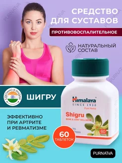 Шигру Хималая При артрите Противовоспалительное 60таб Himalaya Herbals 232202677 купить за 360 ₽ в интернет-магазине Wildberries