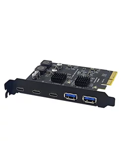 Карта расширения PCIE–USB3.2, 10 Гбит/с, 3 порта USB Type-A lanema 232225144 купить за 2 225 ₽ в интернет-магазине Wildberries