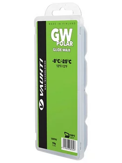 Бесфторовый парафин GW POLAR -8 -25, 90 г лыжный