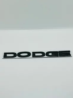 Шильдик Наклейка на багажник DODGE Black