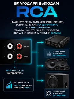 Процессорная автомагнитола VENOM-D862DSP с усилителем AurA Sound