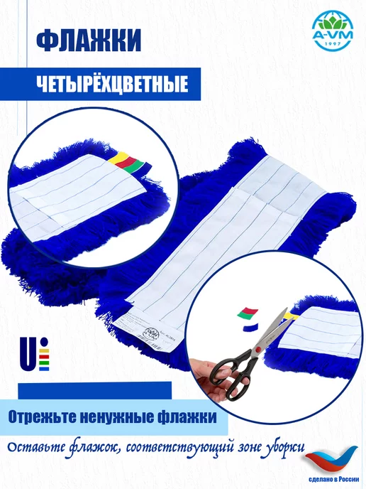 A-VM Насадка на швабру акриловая 50х15 см для сухой уборки, 60x13 см, фото 3