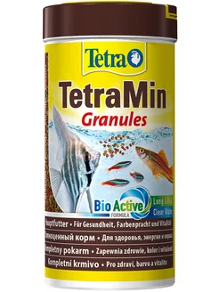 Корм гранулы TetraMin Granules аквариумных рыб 250 мл 4 шт