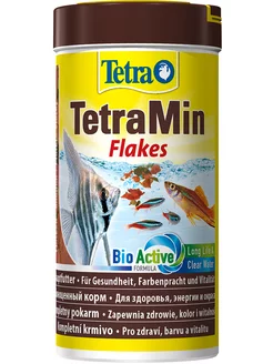 Корм хлопья TetraMin Flakes для аквариумных рыб 250 мл 4 шт