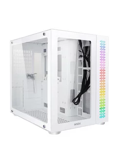 Корпус ATX прозрачный куб Ginzzu V560 White Ginzzu 232326581 купить за 6 672 ₽ в интернет-магазине Wildberries