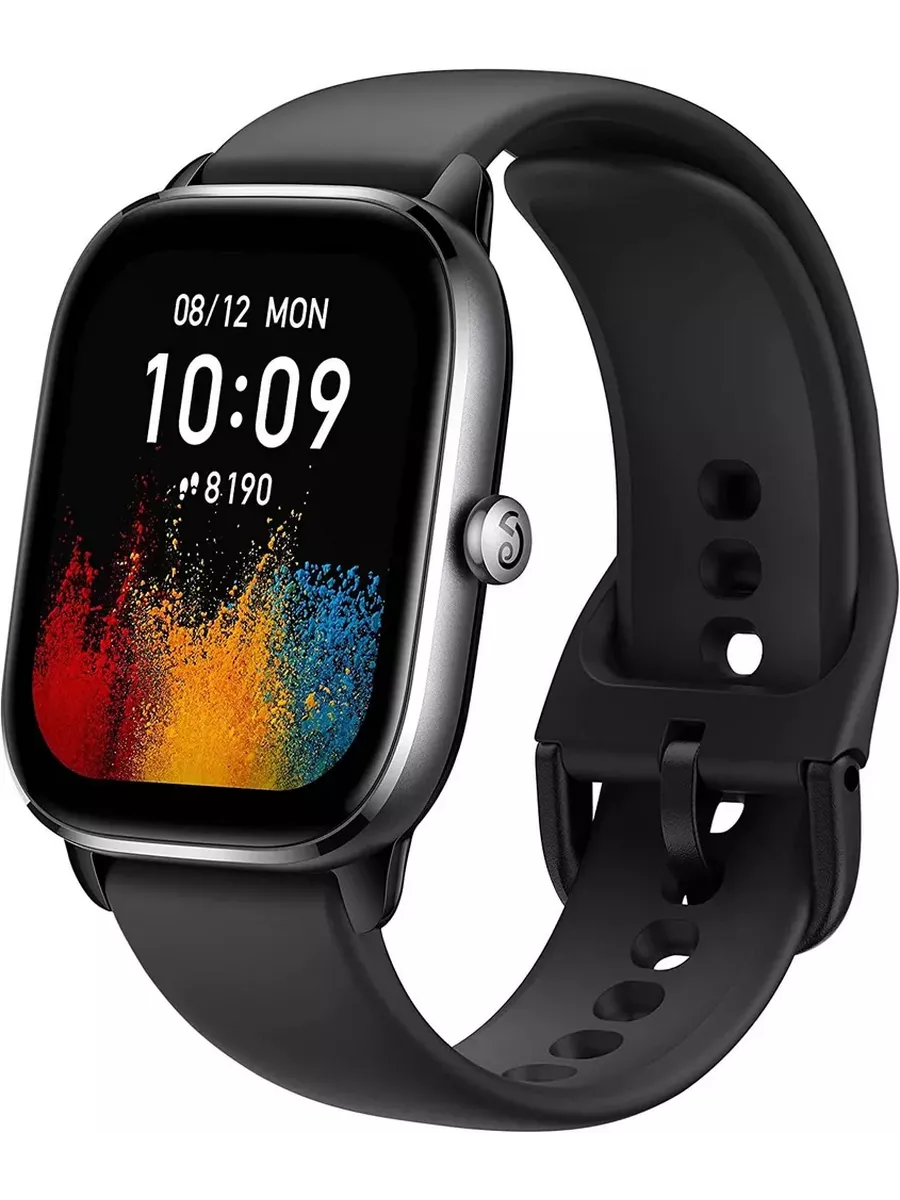 Смарт часы умные GTS4 mini new Midnight Black AmazFit 232338571 купить в интернет‑магазине Wildberries