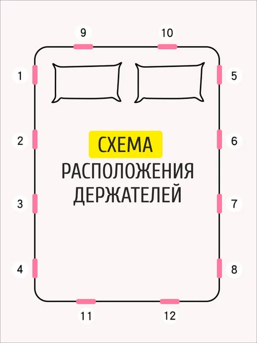 bsc-opt держатели фиксаторы простыней, вариант, фото 3