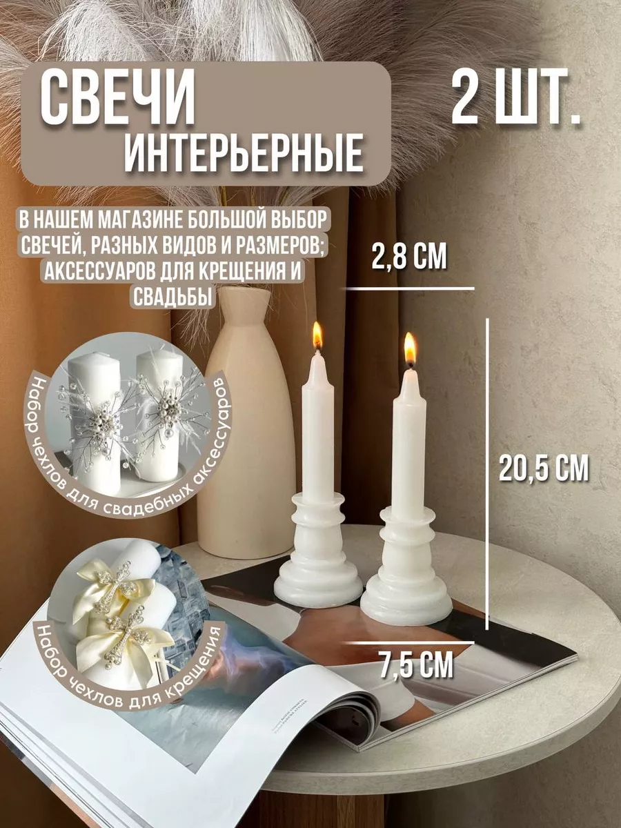 Свечи крестильные