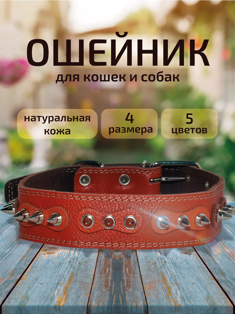 Ошейник для собак с шипами...