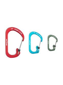 Набор карабинов SlideLock Carabiner Aluminum #234