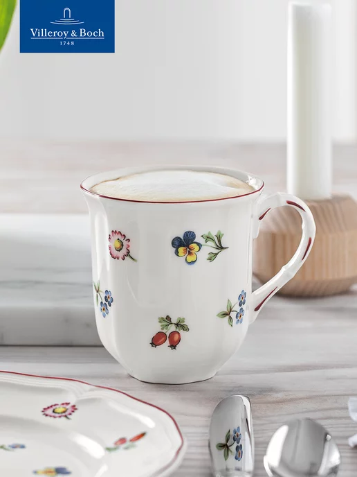 Villeroy & Boch Кружка для чая и кофе 300 мл, Petite Fleur, Премиум-Фарфор