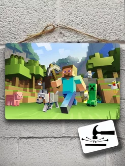 Постер Стив minecraft