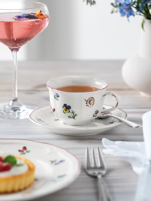 Villeroy & Boch Блюдце 14.5 см, Petite Fleur, Премиум-Фарфор, белый, фото 2
