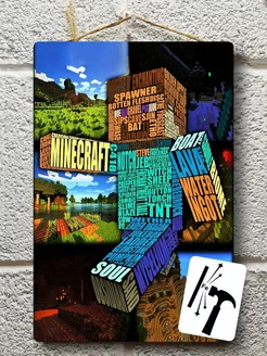 Постер Стив minecraft