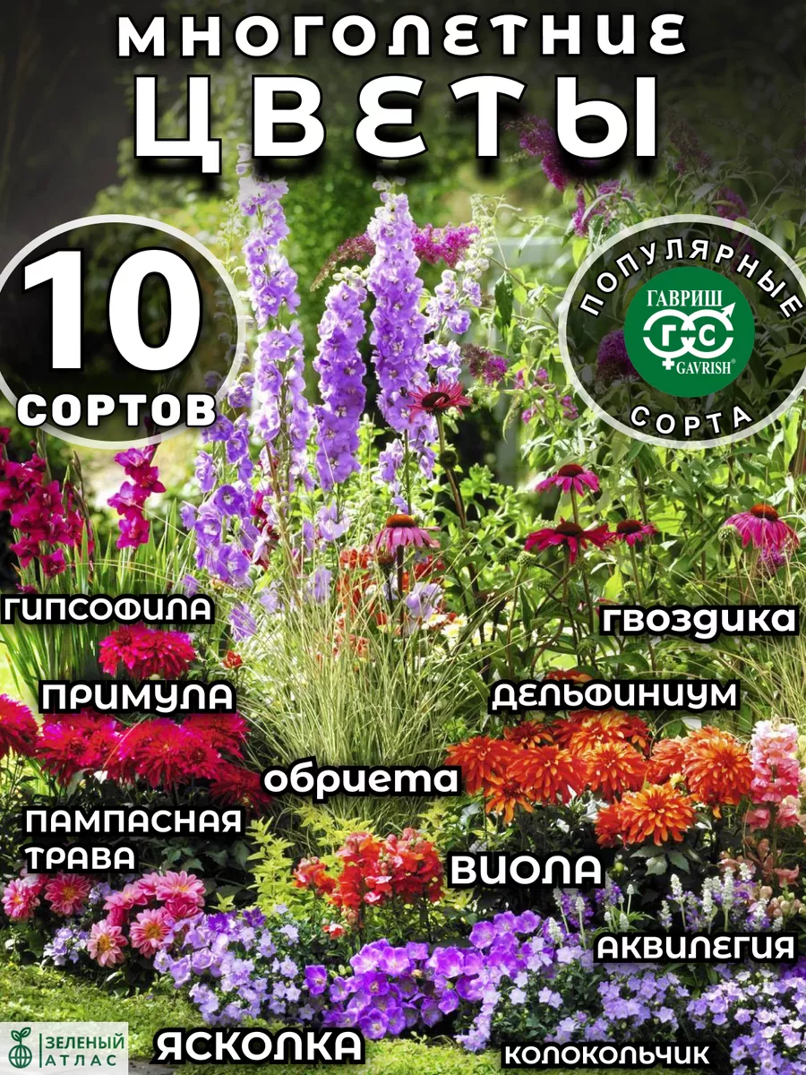 Семена цветов для сада 10 шт.