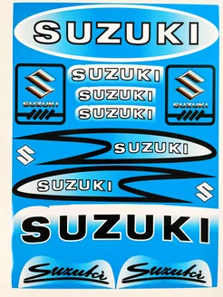 Наклейки на мотоцикл питбайк машину SUZUKI для эндуро Игрик 232562375 купить за 262 ₽ в интернет-магазине Wildberries