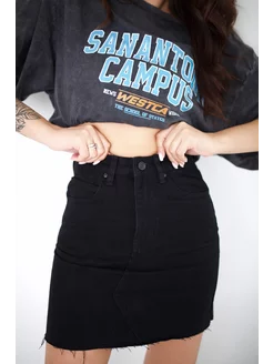 Юбка мини джинсовая короткая TOTAJEANS DENIM 232606239 купить за 1 800 ₽ в интернет‑магазине Wildberries