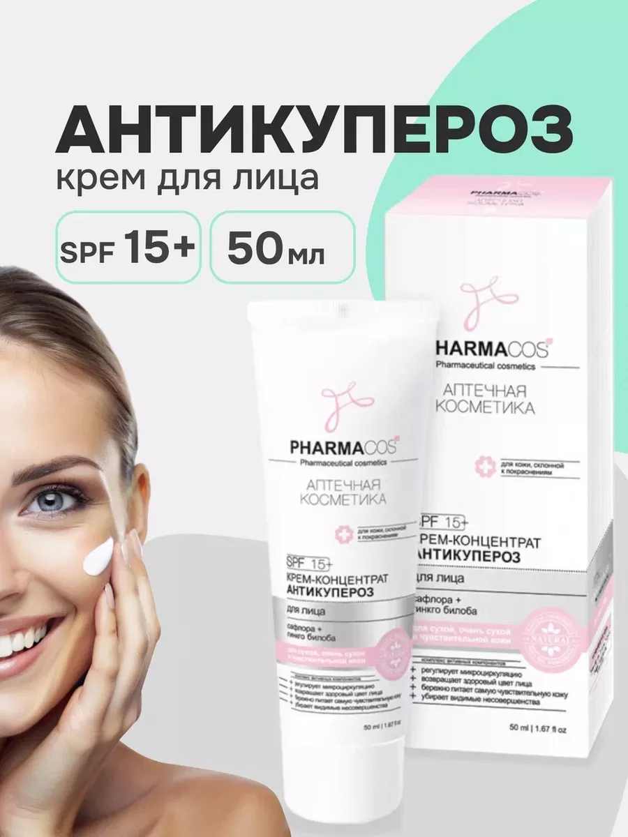 Крем концентрат антикупероз для лица