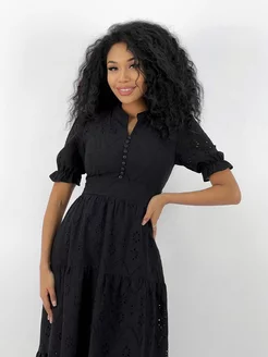 Платье летнее длинное шитье Miss Diva 232632969 купить за 3 567 ₽ в интернет-магазине Wildberries