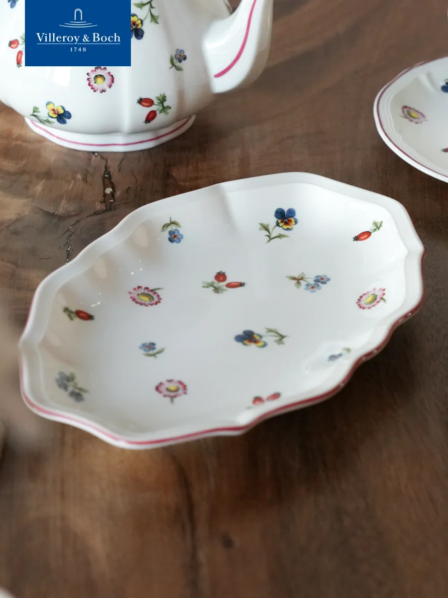 Селёдочница 24 см, Petite Fleur, Премиум-Фарфор