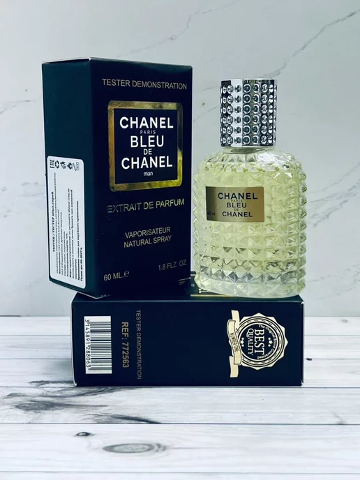 Bleu de Chanel Духи Тестер Блю де Шанель Фужерные Древесные