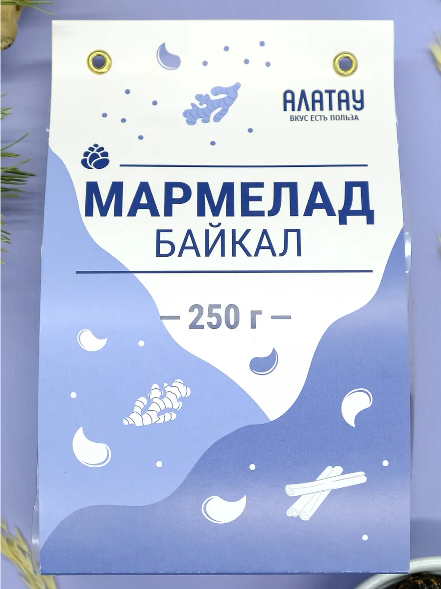 Мармелад сосновый Байкал 250 гр натуральный