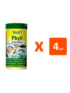 Корм гранулы Phyll Granules для травоядных рыб 250 мл 4 шт