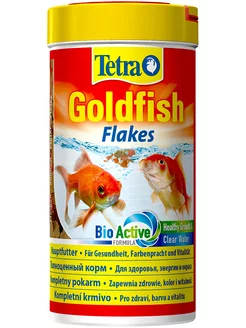 Корм хлопья Goldfish Flakes для золотых рыб 250 мл 4 шт