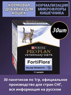 Фортифлора пищевая добавка для кошек