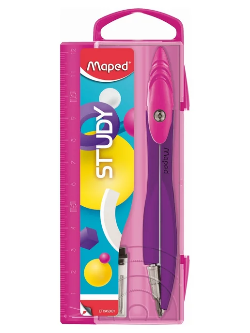 MAPED Циркуль для черчения с карандашом, фиолетовый, фото 2