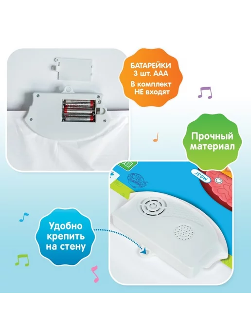 ZABIAKA Плакат для детей "Изучаем анатомию Моё тело", вариант, фото 6
