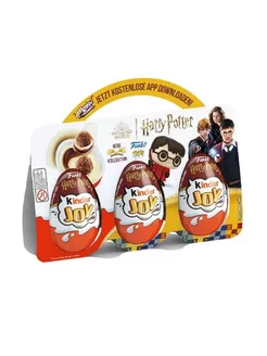 Набор шоколадных яиц Kinder Joy Harry Potter, 3 шт Kinder 232893836 купить за 960 ₽ в интернет-магазине Wildberries