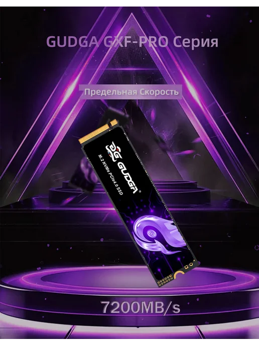 GUDGA SSD M2 1tb NVME накопитель PCI-E 4.0 жесткий диск, 2 ТБ, фото 2