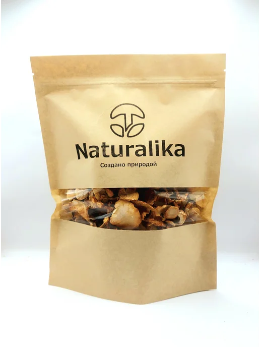 Naturalika Лисички сушеные чипсы грибы сухие от паразитов 50 г 2 сорт, 100 г, фото 2