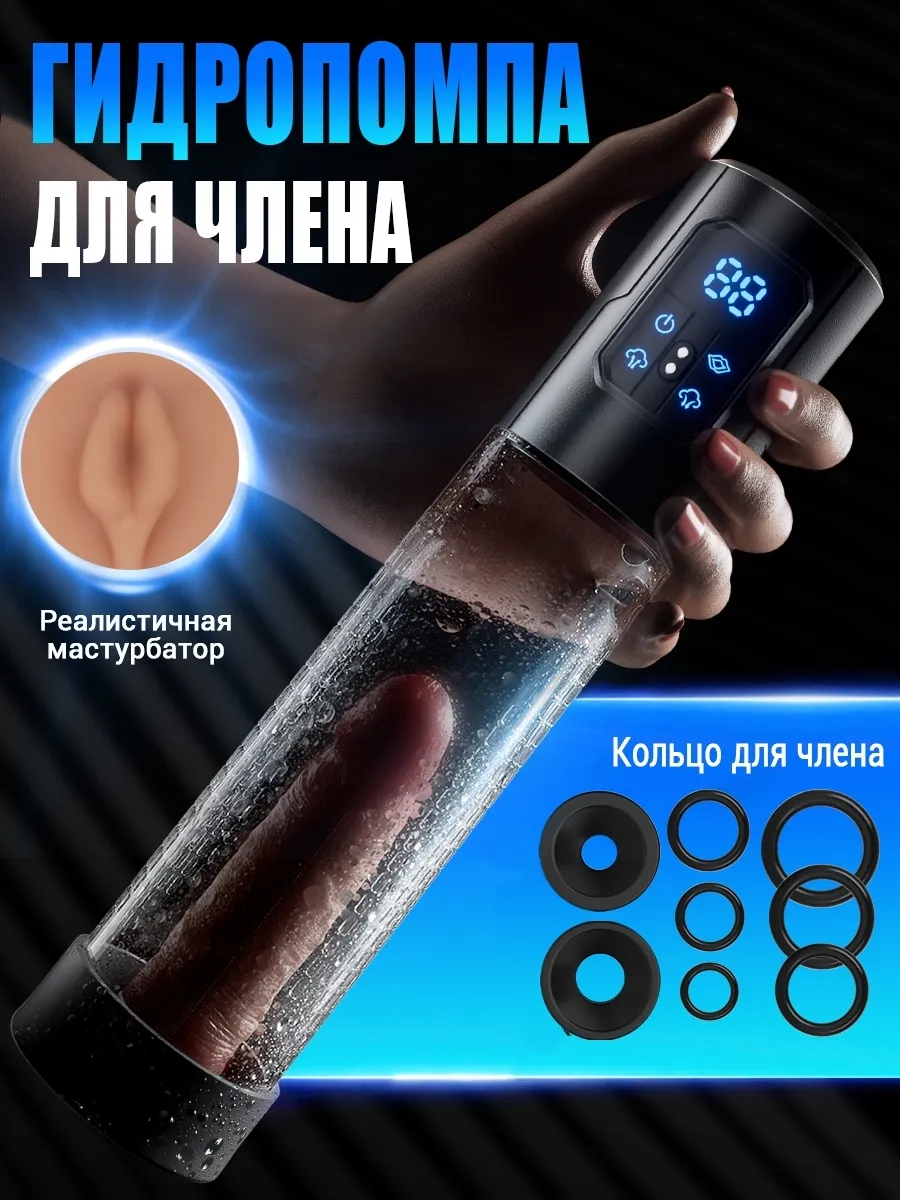 Автоматическая Гидропомпа для увеличения члена и потенции