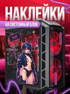 Наклейки, Аниме girl, на корпус Stickeria 233055321 купить за 406 ₽ в интернет-магазине Wildberries